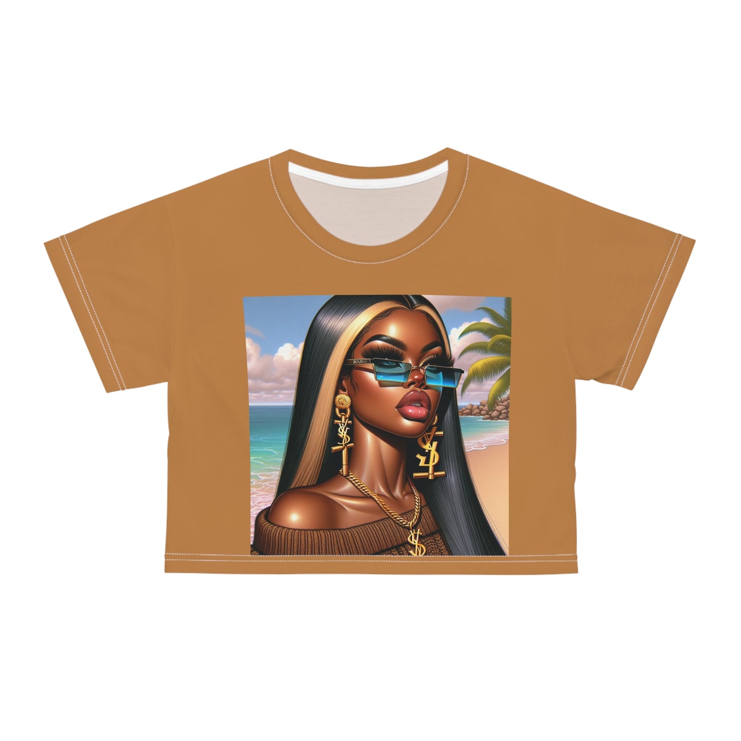 Crop Tee (AOP)
