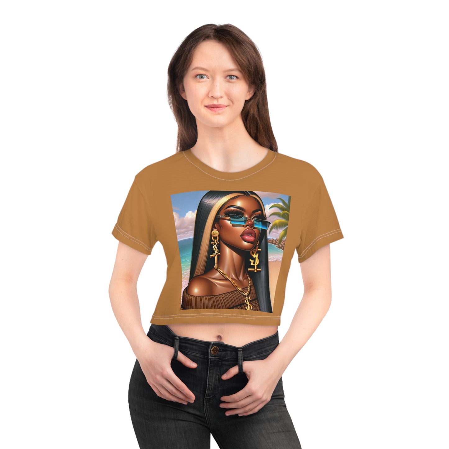 Crop Tee (AOP)