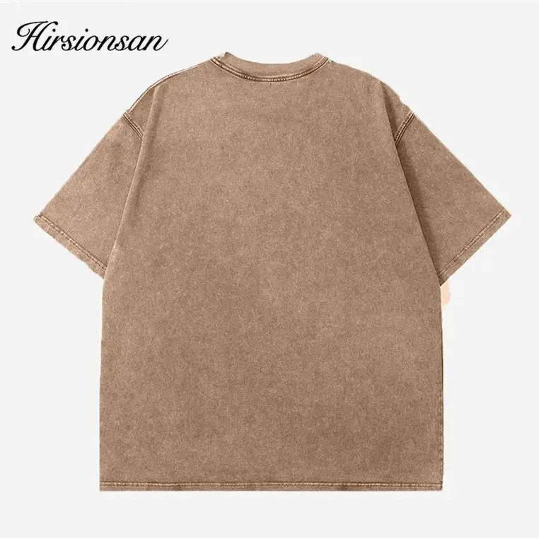 Acid Washed T Shirt Women Vintage Cotton T-shirts Streetwear Soft Mineral Tees Girl Loose Letter Print Tops Y2k