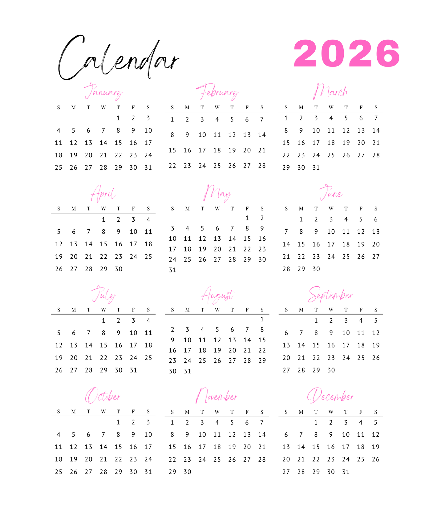 Digital 2026 Aligned & Divine Spiritual Growth Planner | Self-Care, & Social Media Focused